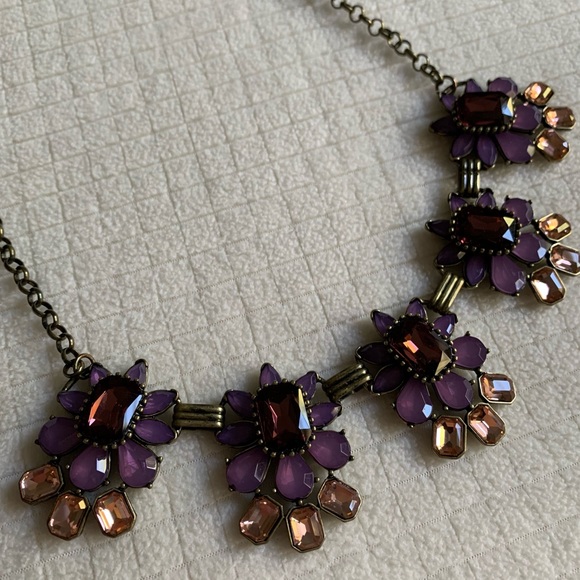 purple statement necklace - Picture 8 of 11